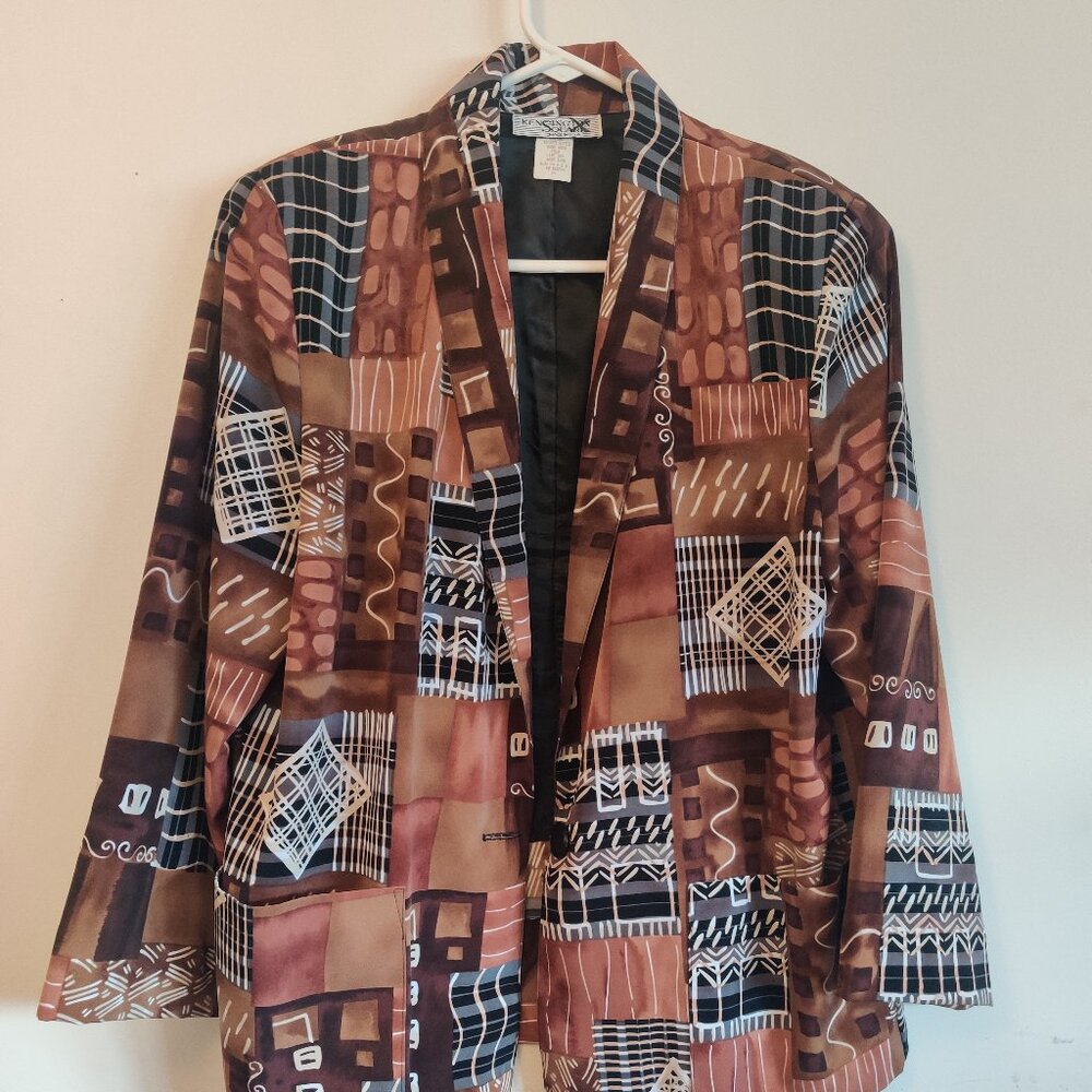 Kensington Square Earth Tones Blazer